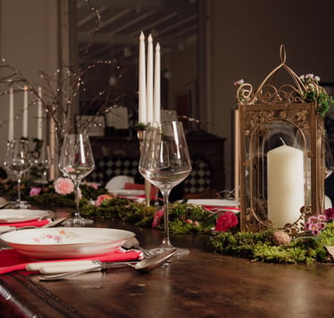 Décoration table féerique éco responsable dans le Centre Val-de-Loire