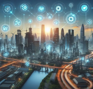 Indústria integrada com tecnologia IIoT