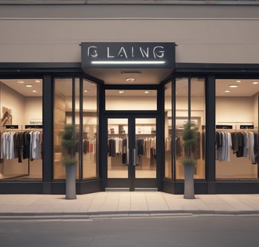 blue and white striped round textile