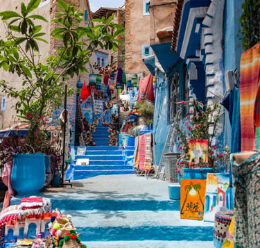 Chefchaouen is known as "the Blue Pearl" of Morocco. 