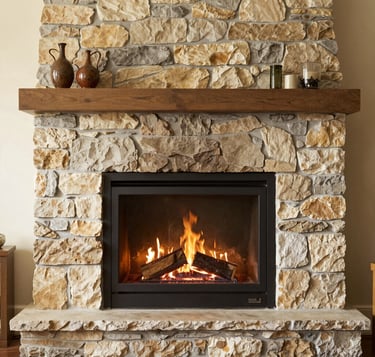 blue and white striped round textile