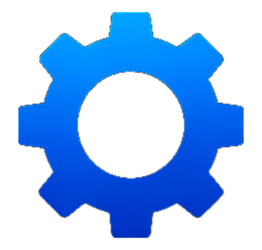 Deploy process icon showing a gear