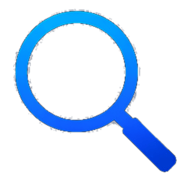 Discover process icon showing a magnifying glass