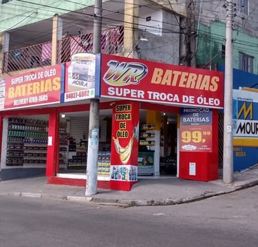 Loja de baterias automotivas em Itapevi. Baterias para carros, motos, caminhão. Baterias 60 amperes.