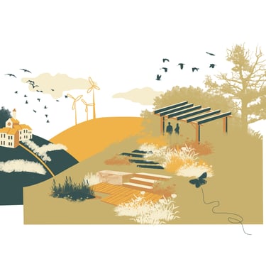 Jardin, espaces collectifs, territoire, énergies renouvelables