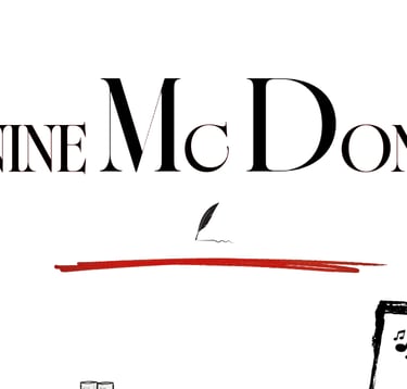 Image d'accueil du site. Un dessin d'une guitare et à côté un dessin de livres et de cds