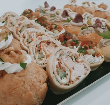 Plateau de petits fours salés