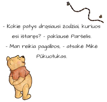 Mikės pūkuotuko mintys