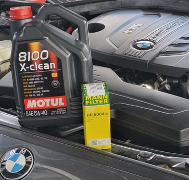 bmw premium mal servis motul 5w40 ulje mann filter germanski tuning garage up skopje makedonija 