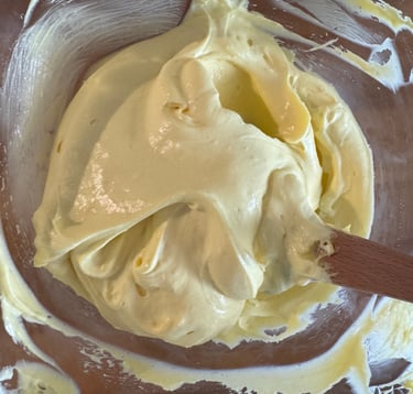 crème diplomate à la rose