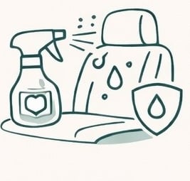 Protection hydrophobe des sièges contre les liquides et les taches à Nantes