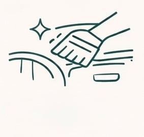 Dépoussiérage minutieux de l’habitacle et des surfaces intérieures à Nantes