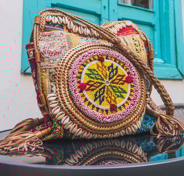 Bolso estilo boho Ibiza Ghaliaria Moda tienda en Dénia