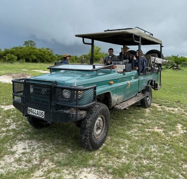 Leon Safaris Vehicle in the okavango Delta