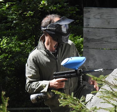 paintball, gra zespołowa, integracja, polana suche