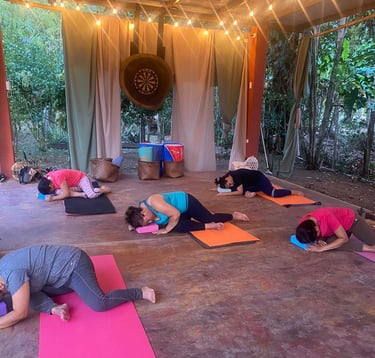 Yin Yoga in Las Lajas, Chiriqui, Panama