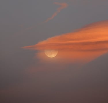 Full Moon outside Taos, New Mexico, October 2016