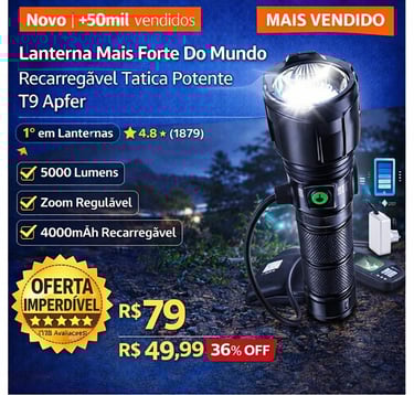a flashlight with a flashlight on it and a flashlight