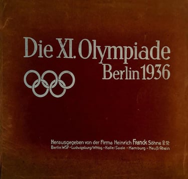 Die XI. Olympiade Berlin 1936 Sports Card Album Franck Vintage