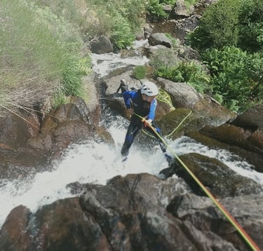 barranquismo en cason, cedeira xeoparque cabo ortegal