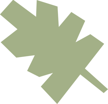 Woodcut of a leaf.