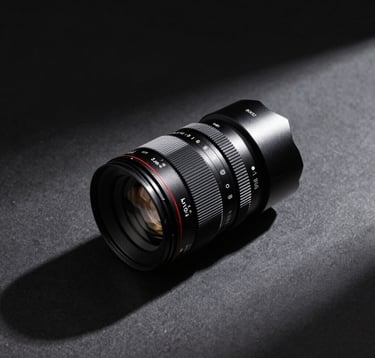 High-end corporate product photography of executive electronics on a dark charcoal surface. Dramatic, sharp lighting casting deep shadows in a minimalist North American / US corporate setting. Style is sophisticated and editorial.