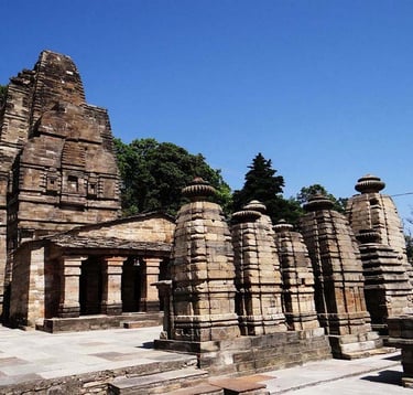 KATARMAL SUN TEMPLE, ALMORA, UTTARAKHAND.