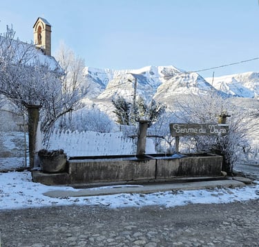 La vallée de la Ferme du Veyre à Saint Bonnet en Champsaur