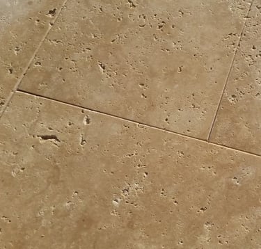 Mosaic noche travertine tiles
