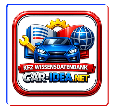Preis für KFZ Wissensdatenbank Car-Idea.net featuring a blue car, globe, and wrench tool.