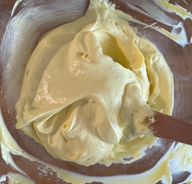 crème diplomate à la rose