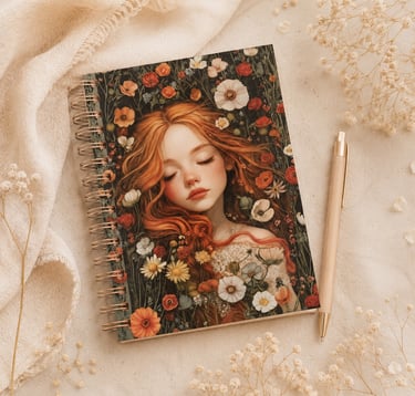 Cuadernos hechos a mano por Amélie Art y totalmente personalizados 