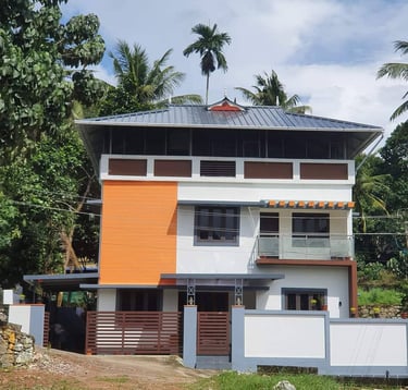 Roofing work done by RM Engineering Trivandrum