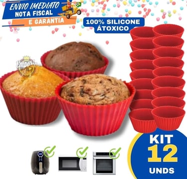 forminha de silicone assadeira