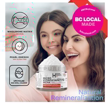 Buy BC Hydroxyapatite MCHA Tooth Remineral Powder Amazon Shopify retail pharmacies canada 2026 top 3