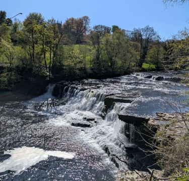 fast waterfalls in yorkshire dales