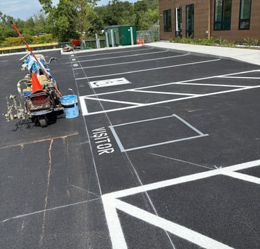 demarcação viária