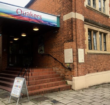 Friends Meeting House Front Entrance With Steps