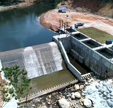 Mini Hydro Dam in Malaysia