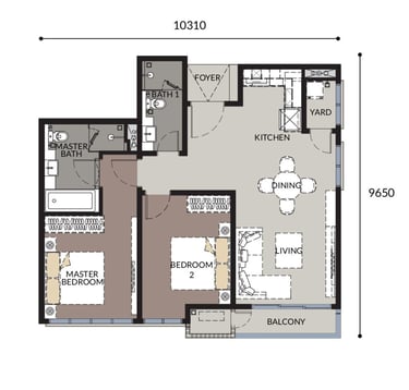 Talisa Bangsar Hill Park Layout Plan Type 2B