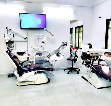 the white dental practice mankapur nagpur dental chairs