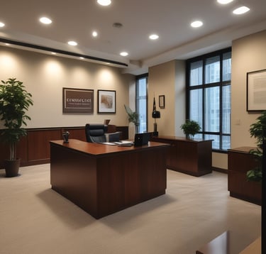 turned off laptop computer on top of brown wooden table