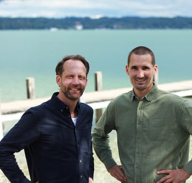 Portrait von Dres. med. Constantin von Cossel und Ferdinand Hendlmeier