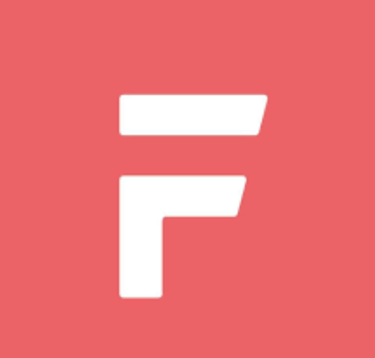 Finiom Bank red Icon with white F