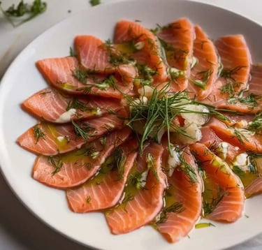 Carpaccio de saumon