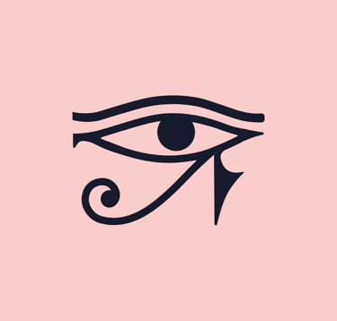 Oeil d'Horus, troisième oeil qui représente la clairvoyance et le dieu Horus (mythologie)