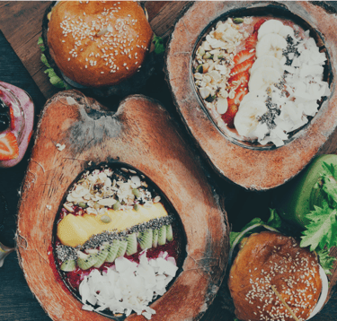 a variety of food that could assist in recovery including protein sources and vitamins