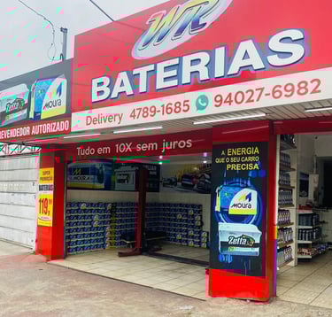 Loja de baterias automotivas em Jandira. Baterias para carros, motos, caminhão. Baterias 60 amperes