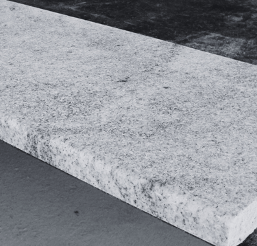 honned finish granite slab