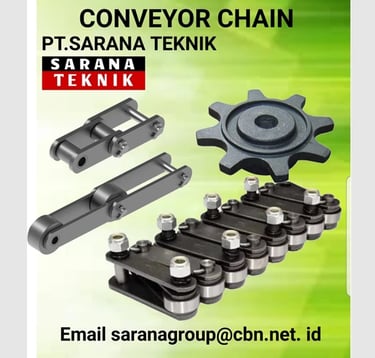 Jual Tsubaki Conveyor Chain, jual Renold Roller Chain, jual Hitachi Roller Chain.